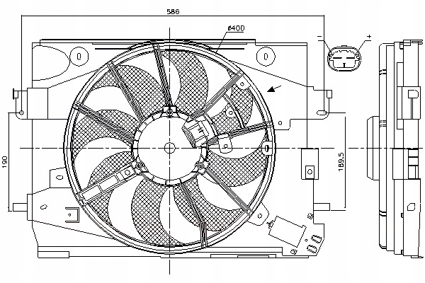 NISSENS VENTILADOR DEL RADIADOR Z CUERPO DACIA DOKKER DOKKER EXPRESS 