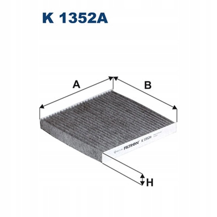 FILTR, VENTILACIÓN PRZESTRZENI PASAZERSKIEJ FILTRON K 1352A 