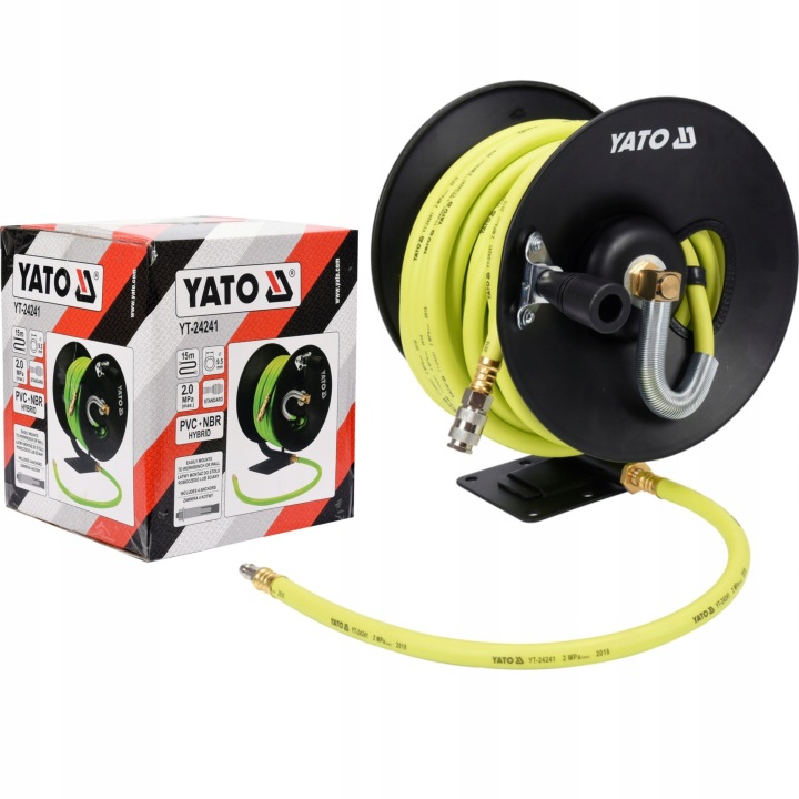TUYAU FIL PNEUMATIQUE SUR ZWIJAKU 15M YATO 24241