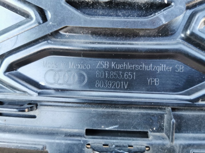AUDI Q5 SPORTBACK 80F S-LINE 20- GRILLE CALANDRE PARE-CHOCS AVANT 80F853651