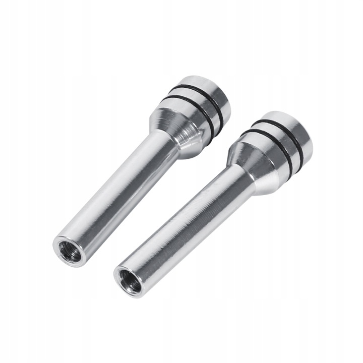 2 PCS ARGENTÉ AUTOMOBILE SERRURE DE PORTE