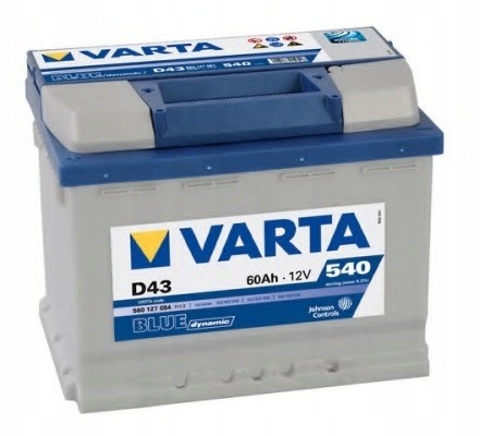 BATERÍA VARTA BLUE 60AH 540A L+ D43 