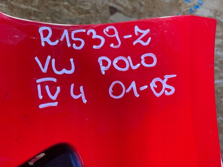 VW POLO IV 4 6Q 01-09 PARE-CHOCS ARRIÈRE ARRIÈRE