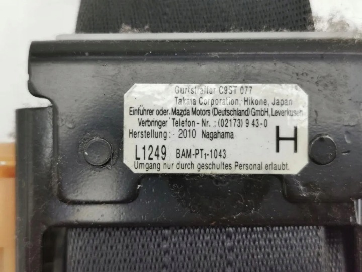 CEINTURE DE SÉCURITÉ DROIT AVANT MAZDA CX-7 EUROPE