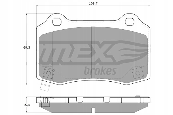 TOMEX BRAKES ZAPATAS DE FRENADO JEEP GRAND CHEROKEE 05- PARTE TRASERA 