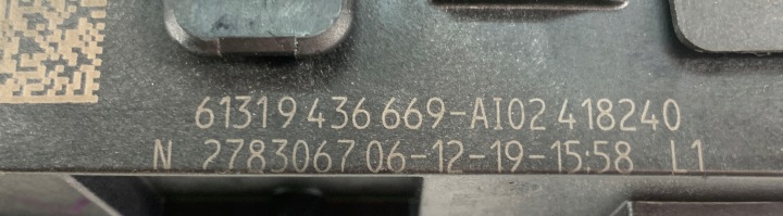 COMMUTATEUR COMPOSITE BMW G01 G05 G07 G21 9436669 ORIGINAL
