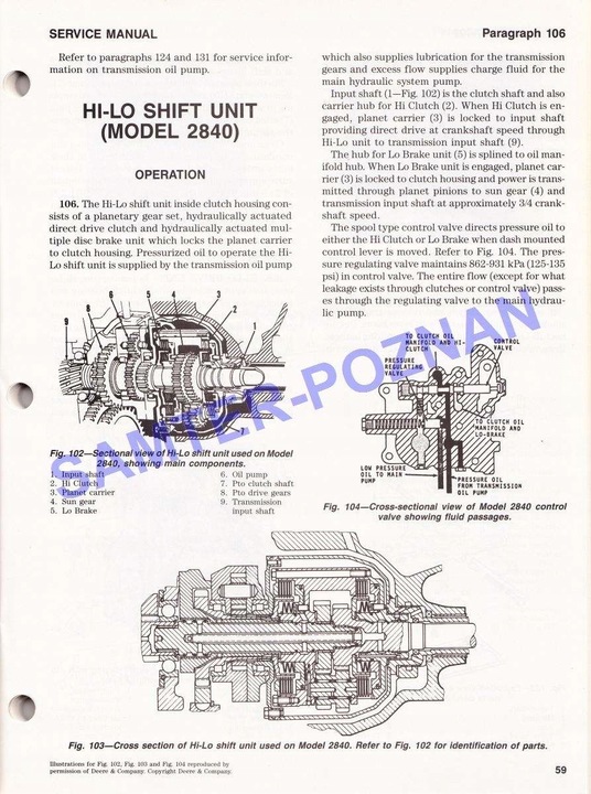 JOHN DEERE 2150 2155 2255 2350 2355 N 2550 2555 INSTRUKC REPARACIÓN +GRATIS 24H 