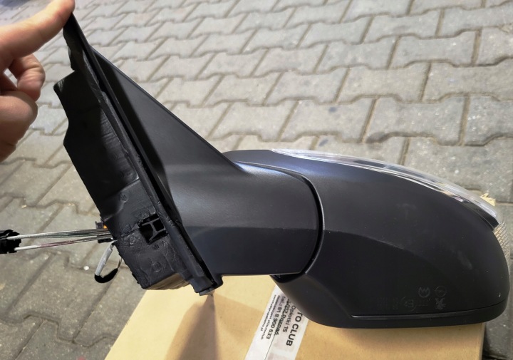 NOUVEAU ORIGINE RÉTROVISEUR LATÉRAL PEUGEOT 208 II GAUCHE 98260222XT
