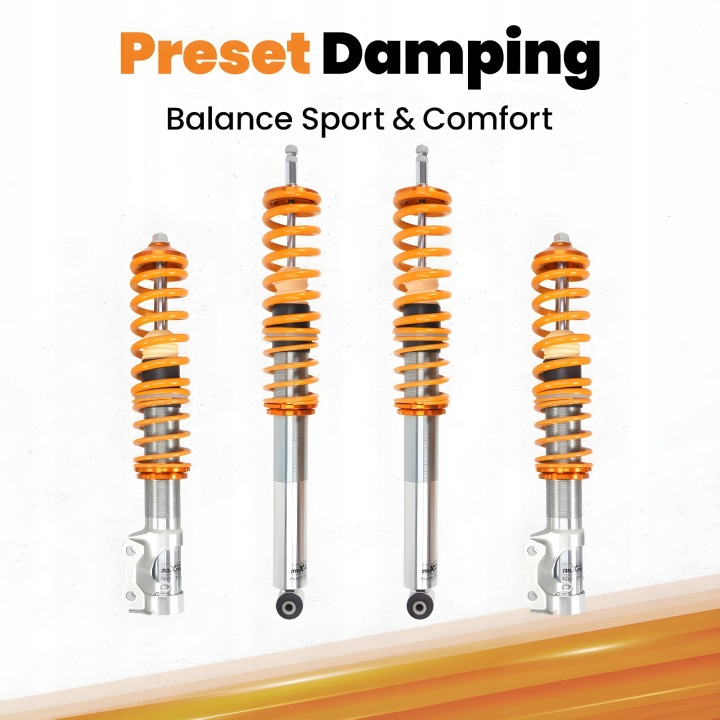 KIT RESSORTS OBNIZAJACYCH SUSPENSION VERS VW MK2 MK3 GOLF I JETTA 85-98