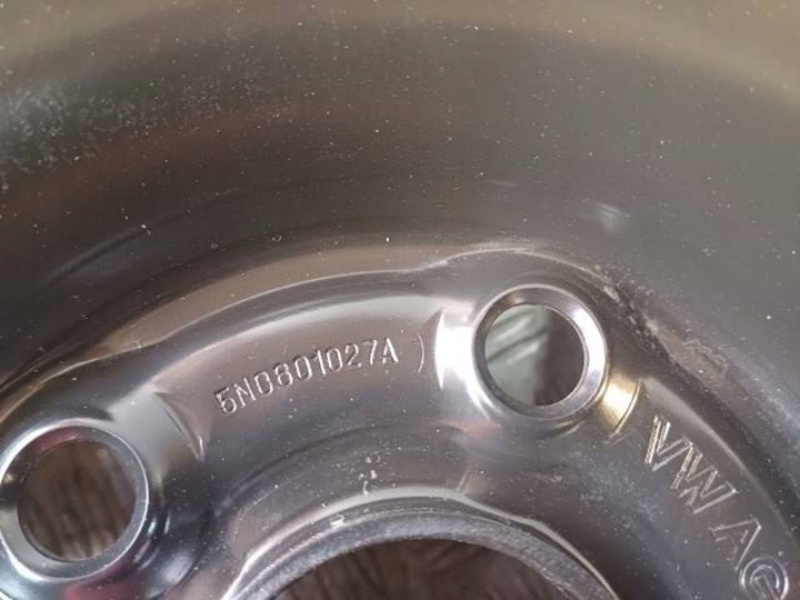 PNEU DE SECOURS AUDI Q3 VW TIGUAN 5X112 R18 5N0601027A