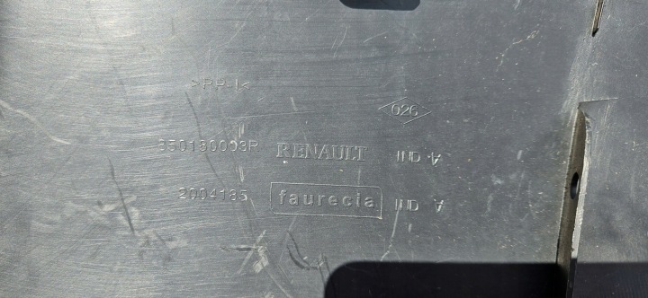 RENAULT GRAND SCENIC 3 III DOUBLURE PARE-CHOCS ARRIÈRE