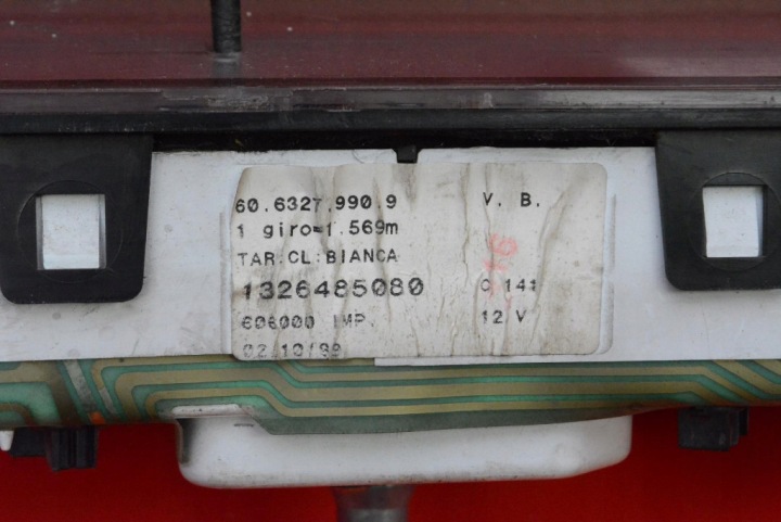 COMPTEUR TABLEAU DE BORD EUROPE 1326485080 CITROEN JUMPER 1 I 2.5 D 86 KM 94-06