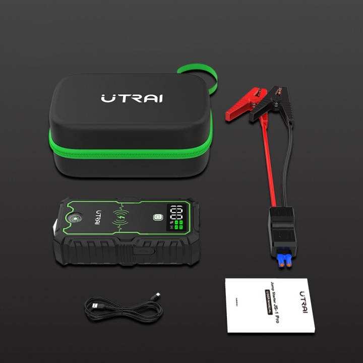 2 CV BOOSTER 2500A DISPOSITIF DÉMARRAGE JUMP DÉMARREUR POWERBANK UTRAI JS-1 DROITE