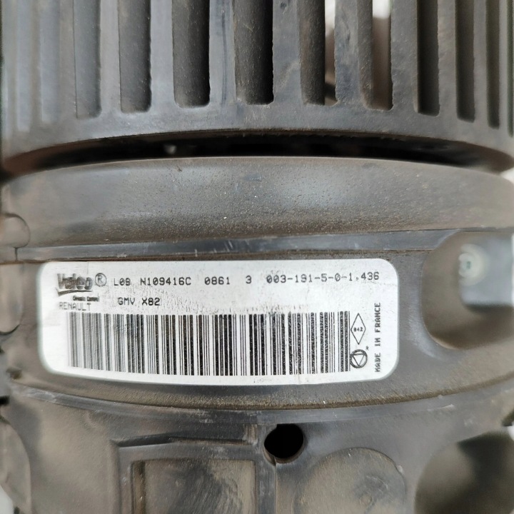 OPEL VIVARO 2015 VENTILATEUR CONDUIT D'AIR VENTILATEUR