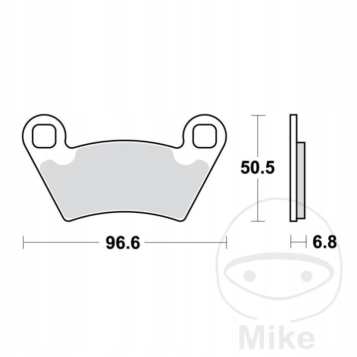 TRW MCB857SI KIT PLAQUETTES FREINS FREINS DISQUE