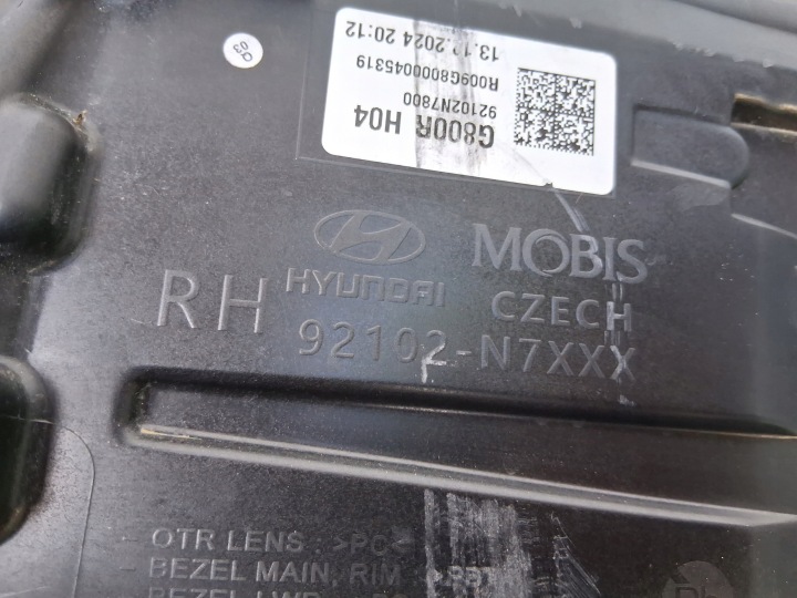 HYUNDAI TUCSON IV LIFT 24- COMPLET LED PHARE AVANT DROITE JEU 92102-N7800