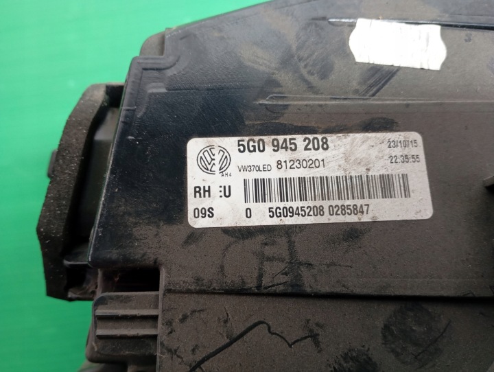 PHARE DROIT ARRIÈRE ARRIÈRE GOLF VII 7 R-LINE GTI LED 5G0945208 EUROPE ORIGINAL
