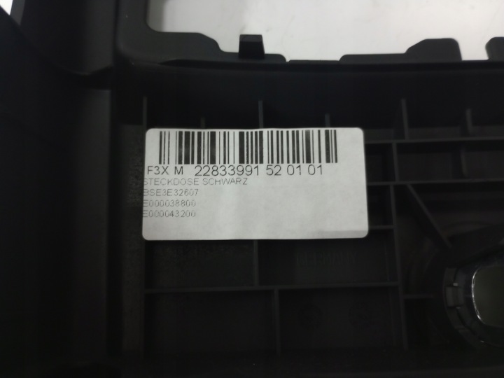 BMW SÉRIE 3 F30 2013 CHÂSSIS GRILLES ARRIÈRE 9218909 EUROPE