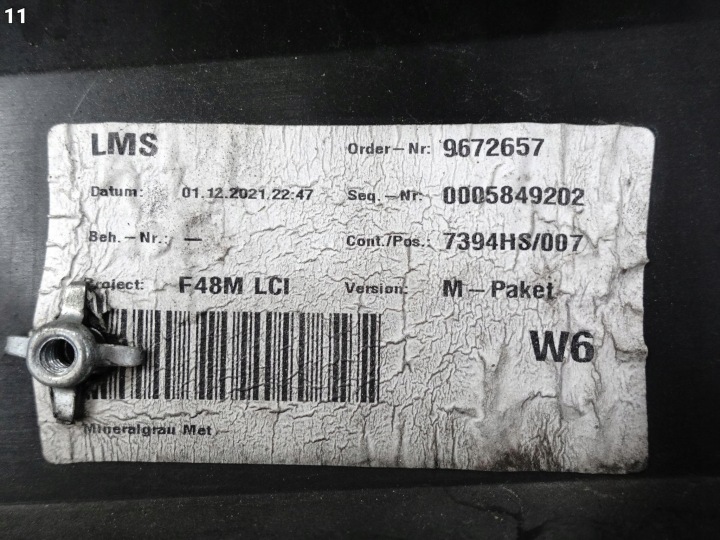 BMW X1 F48 F48M MODULE MSP 19-22 LCI LIFT PARE-CHOCS PARE-CHOCS AVANT PDC