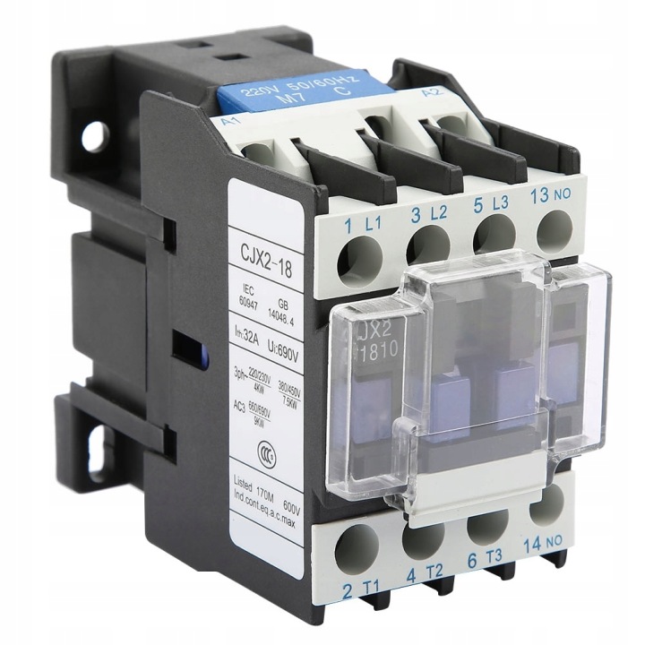 CJX2-1810 PRZEMYSOWY ÉLECTRIQUE CONTACTEUR AC À