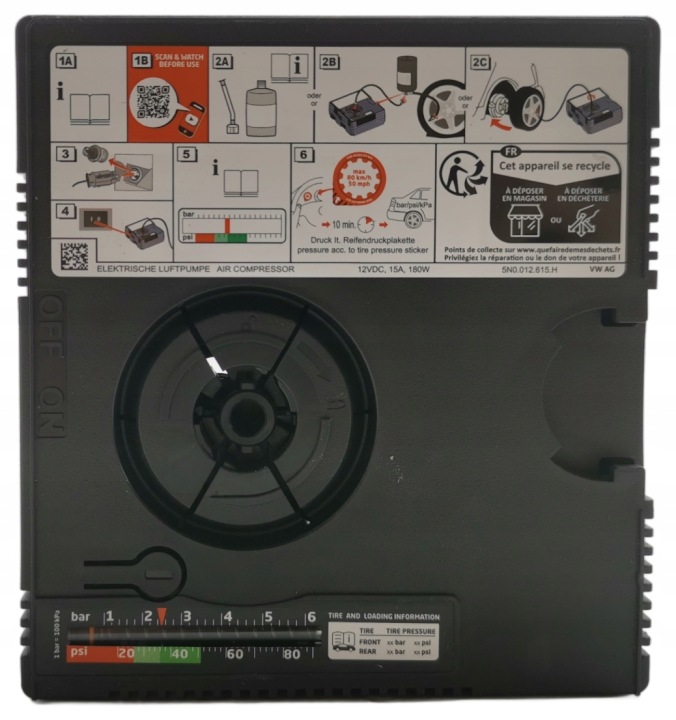 COMPRESSEUR AIR POMPE AUDI Q2 5N0012615H NEUF ORIGINAL