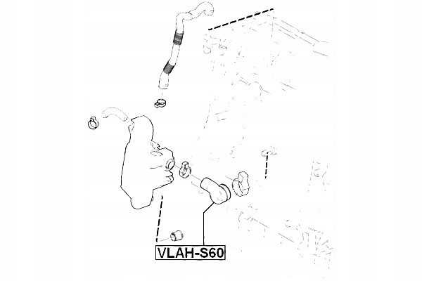 DISTRIBUIDOR SYSTEMU VENTILACIÓN CAJAS KORBO VOLVO XC90 2003- FEBEST 