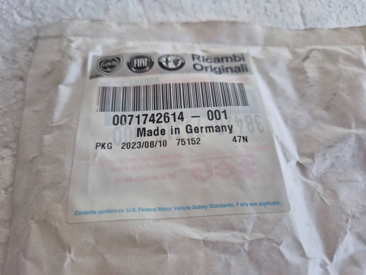 POMPE LAVE-GLACE 71742614 FIAT SEDICI OE