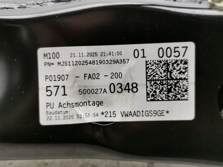 CHÂSSIS CHÂSSIS BERCEAU TRAVERSE ARRIÈRE VW TIGUAN 3WA505235AC