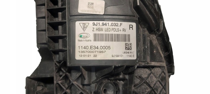 PORSCHE TAYCAN COMPLET LED PHARE GAUCHE DROITE ENSEMBLE EUROPE 9J1941031F 9J1941032F