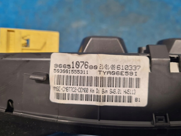 PEUGEOT 308 T7 1.6 HDI COMPTEUR 9665107680