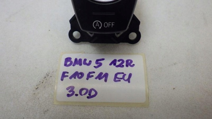 BOUTON DÉMARREUR STOP EUROPE BMW 5 F10 F11 9225230