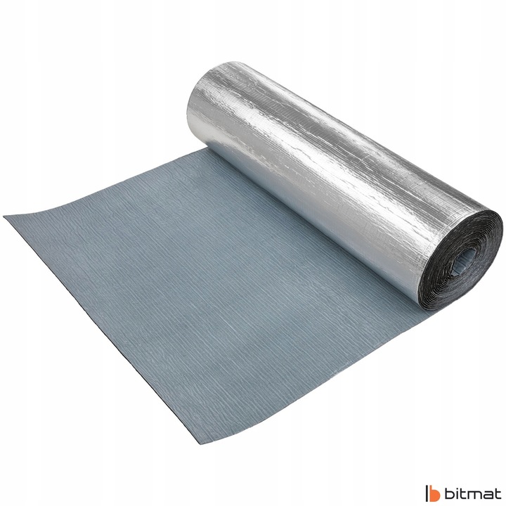 MAT TERMOIZOLACYJNA FOAM ALUMINIUM FROM GLUE 3MM CIENKA FILM ISOLATION 