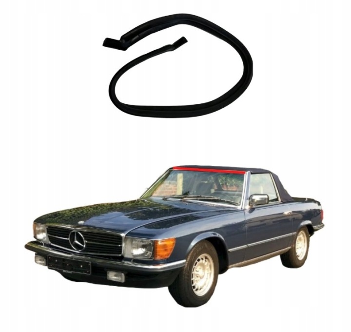 NOUVEAU MERCEDES-BENZ SL R107 AVANT FOLDING TOIT OUVRANT SEAL A1077790022 ORIGINAL