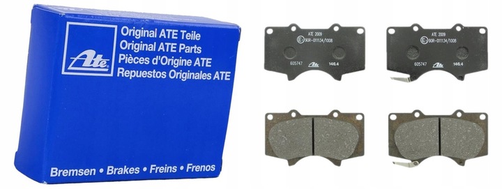 ATE ZAPATAS DE FRENADO TOYOTA PARTE DELANTERA LAND CRUISER 03- 