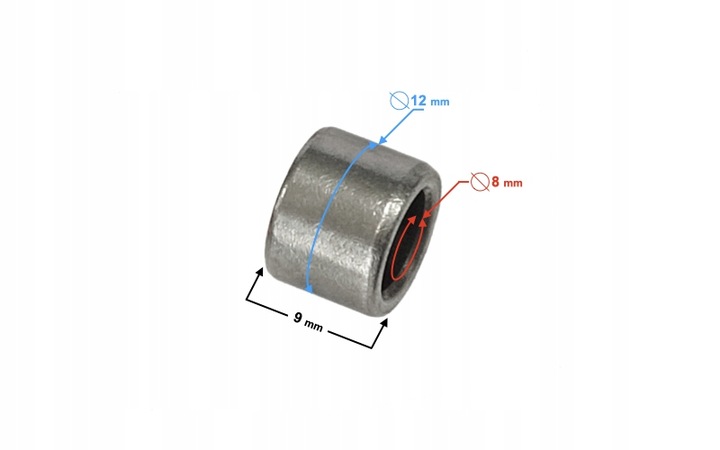 BUSHING BENDIXU 12X9X8 