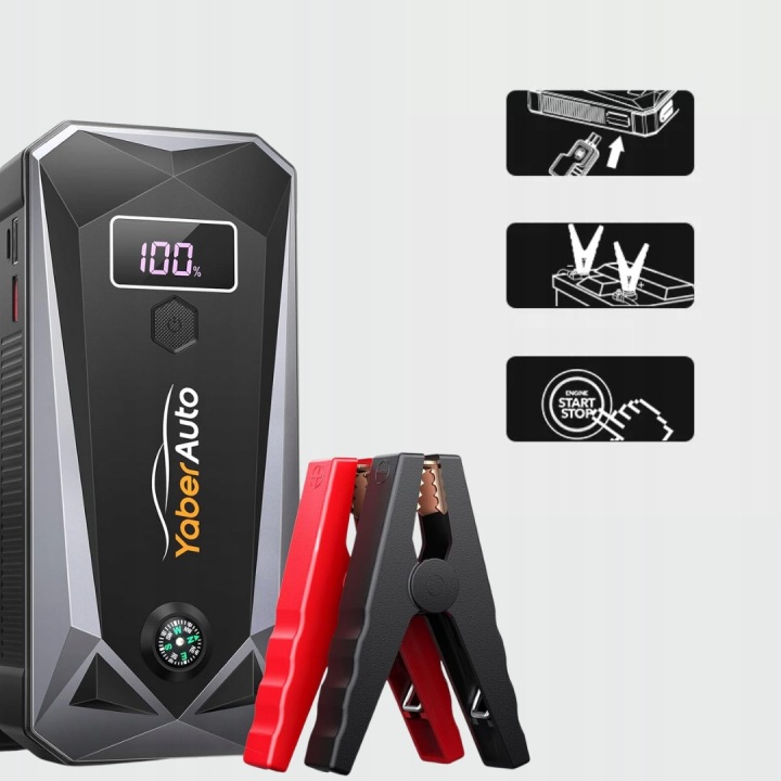 DISPOSITIF DÉMARRAGE YABER 26800 MAH 4000 A