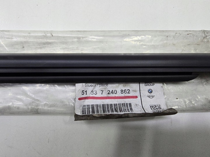 MOULURE RACLOIR JOINT D'ÉTANCHÉITÉ VITRES PORTES BMW 1 F20 F21 10-19 DROITE 7240862