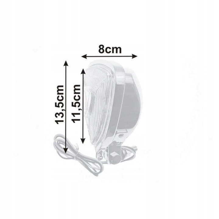 PROJECTEUR SUPPLÉMENTAIRE LIGHTBAR PHARE AVANT CHROME (412)