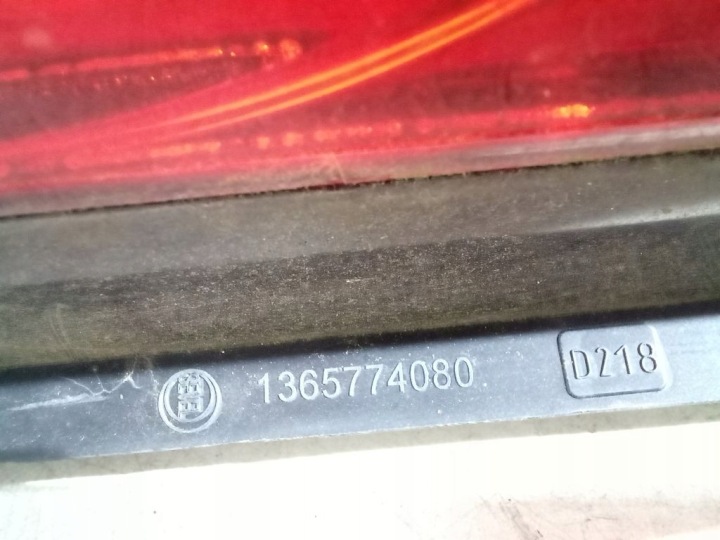 PEUGEOT BOXER III 3 PHARE DROITE ARRIÈRE ARRIÈRE