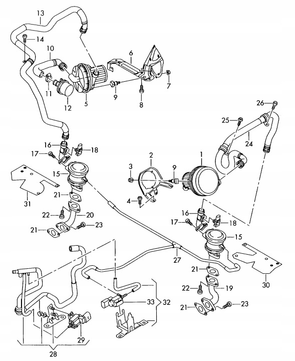 8K0133889B TUYAU FIL PRESSION AUDI RS4 B8 8K