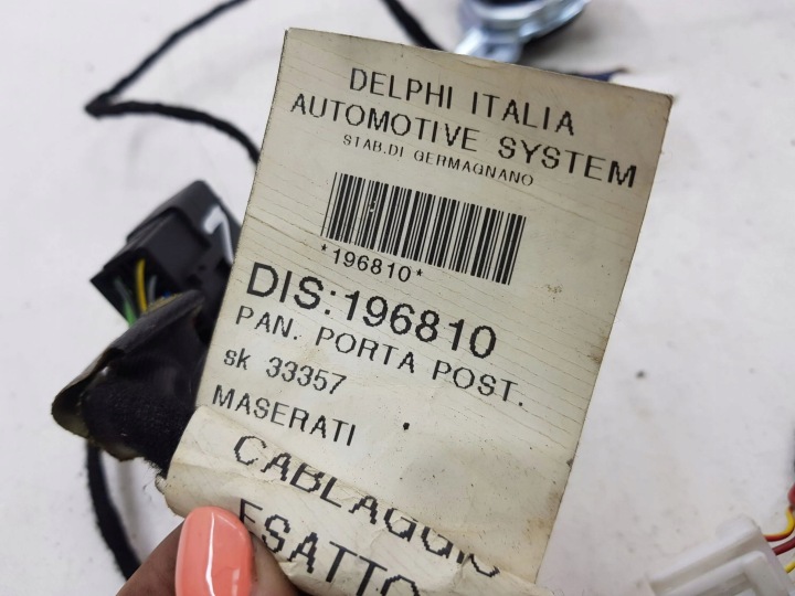 HAUT-PARLEUR ARRIÈRE DROITS PORTES MASERATI QUATTROPORTE V 196810 4.2L GASOLINE