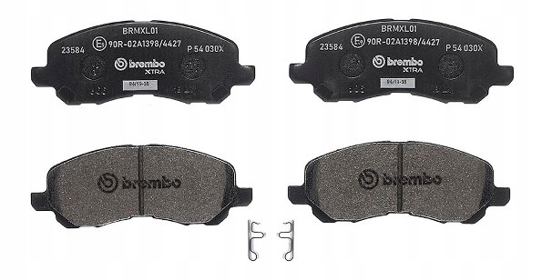 P 54 030X BREMBO ZAPATAS DE FRENADO XTRA PARTE DELANTERA 