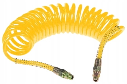 CABLE NEUMÁTICO SPIRALNY M16 AMARRILLO SILICONA 