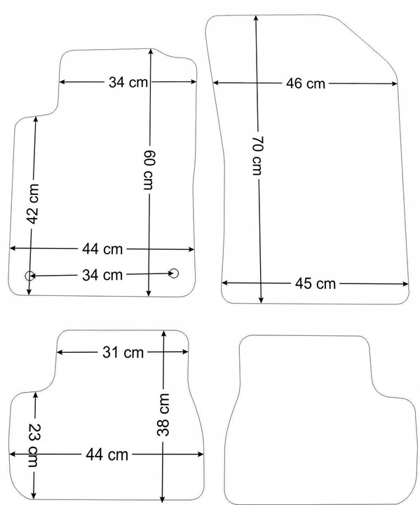 CITROEN DS3 2010-2015R. ALFOMBRILLAS DE FELPA - SILVER 