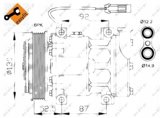 COMPRESSEUR DE CLIMATISATION ALFA ROMEO 146 2.0 16V QUAD
