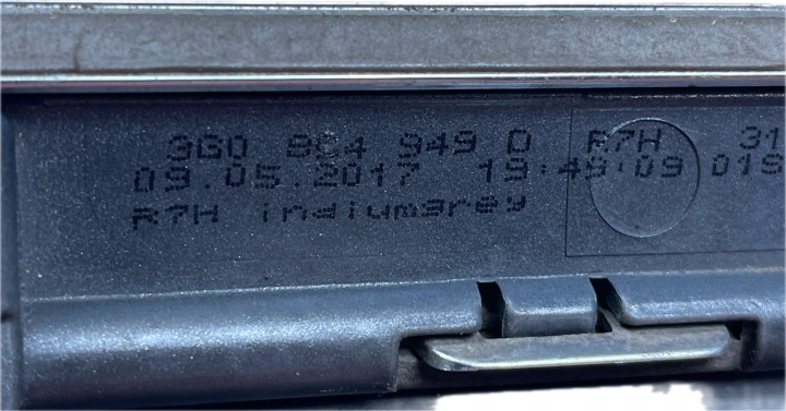 K98 VW PASSAT B8 MOULURE PORTES GAUCHE ARRIÈRE 3G0854949D