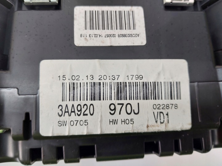 COMPTEUR TABLEAU DE BORD 3AA920970J VW PASSAT B7 1.6 TDI