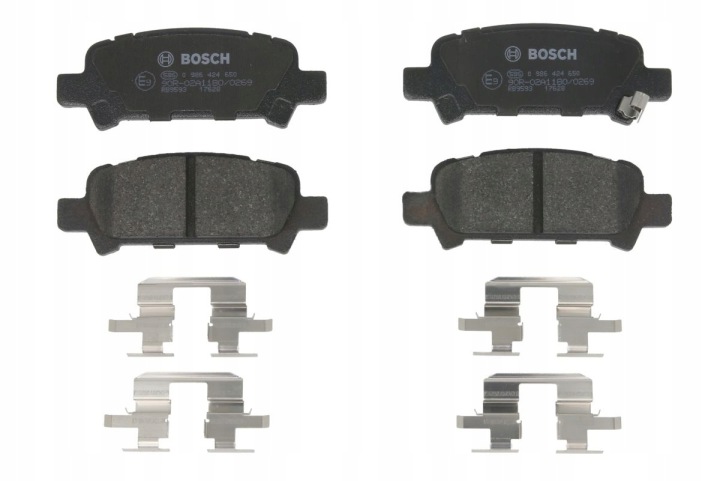 PLAQUETTES FREIN SUBARU ARRIÈRE FORESTER BOSCH