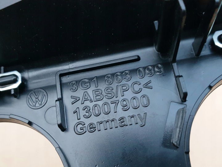CHÂSSIS DÉCOR PANNEAUX CLIMATISATION VW PASSAT B8 ML7 3G1863041 3G1863099