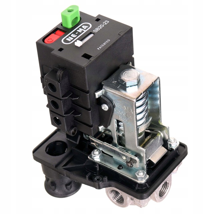 INTERRUPTEUR PRESSION PRESOSTAT NE-MA 400V 4-6A TERMIK COMPRESSEUR ADMISSION 1/4″